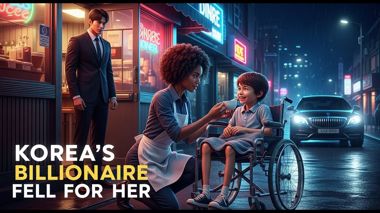 KOREAN BILLIONAIRE Fell For A BLACK WAITRESS..After She Fed His PARALYSED Son 