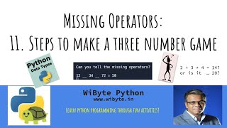 Famous 11. Missing Operators: Getting the third number -- The key challenges Wealth