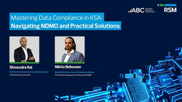 Webinar on: Mastering Data Compliance in KSA: Navigating NDMO and Practical Solutions