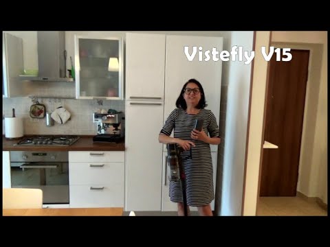 Vistefly Aspirapolvere Senza Fili Potente 32000Pa/500W Scopa Elettrica  Senza Fili con Display Touch Autonomia 60 Minuti per  Pavimento/Tenda/Tappeto/Peli Animali : : Casa e cucina