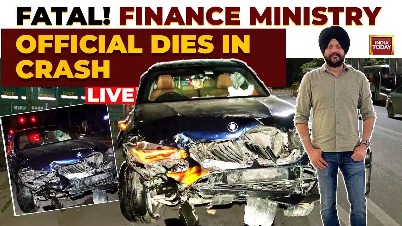 Delhi BMW Crash LIVE Updates:Finance Ministry Official Killed, After BMW Hits Their Bike In Delhi