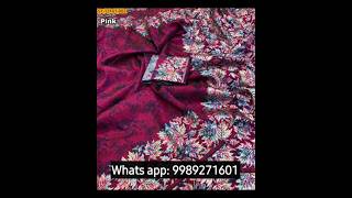 Fancy Soft Silk Leaf Sarry