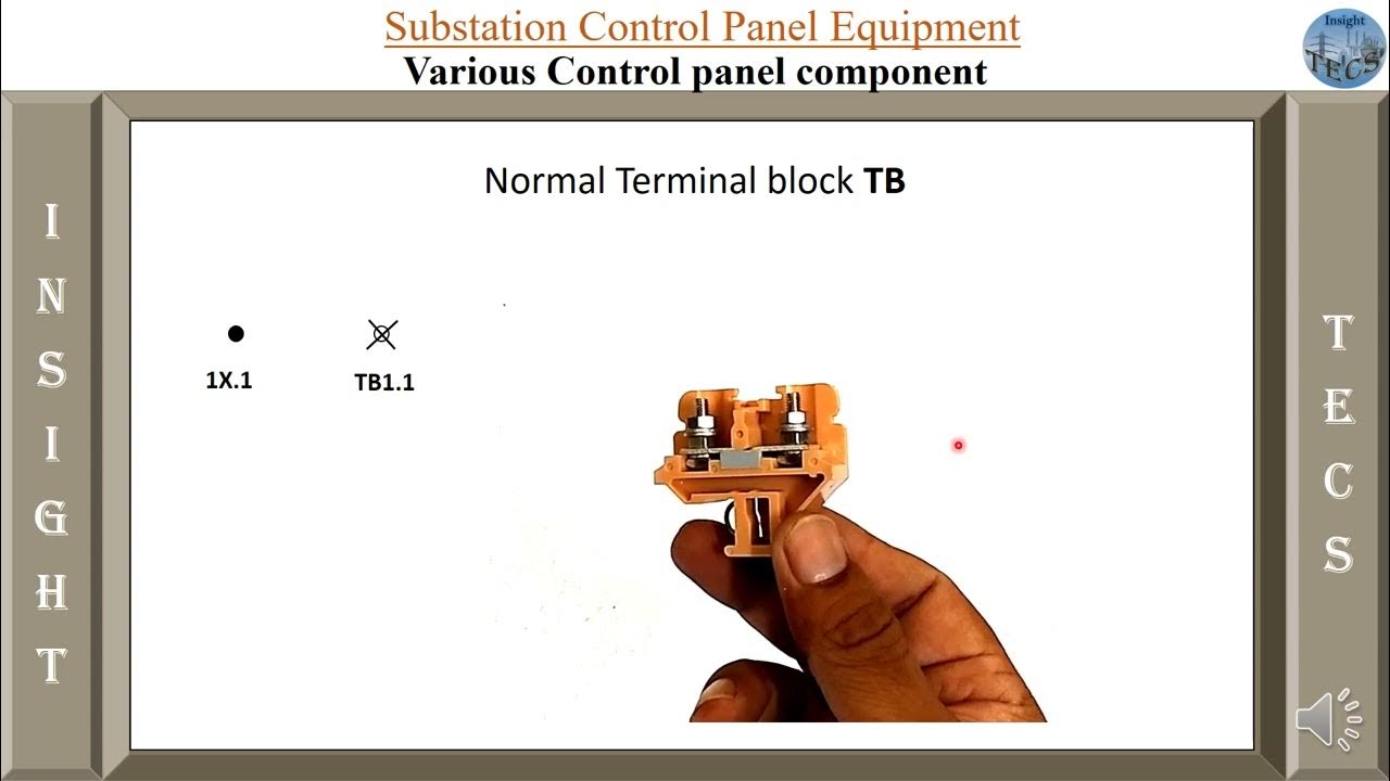 Various Control Panel Components Push Button Fuse Terminal Blocks YouTube