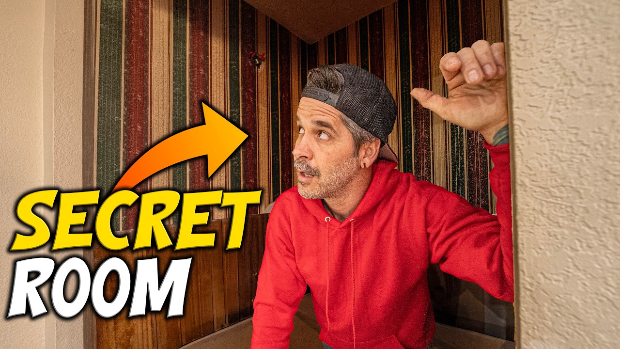 I FOUND a SECRET ROOM in our 50 year old house! - YouTube