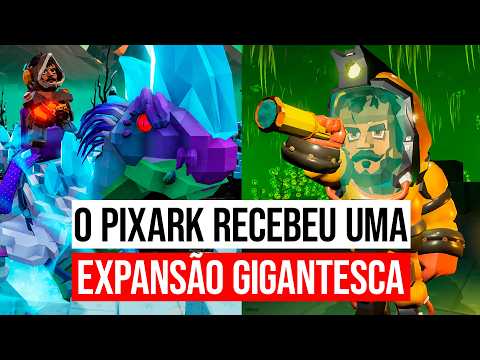 PIXARK AND THE TERRACRYPT RELEASE, THE GAME'S LARGEST DLC | 12 BIOMES AND OVER 80 CREATURES