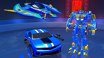 Optimus Car Robot Jet Transformation Game - Android iOS Gameplay