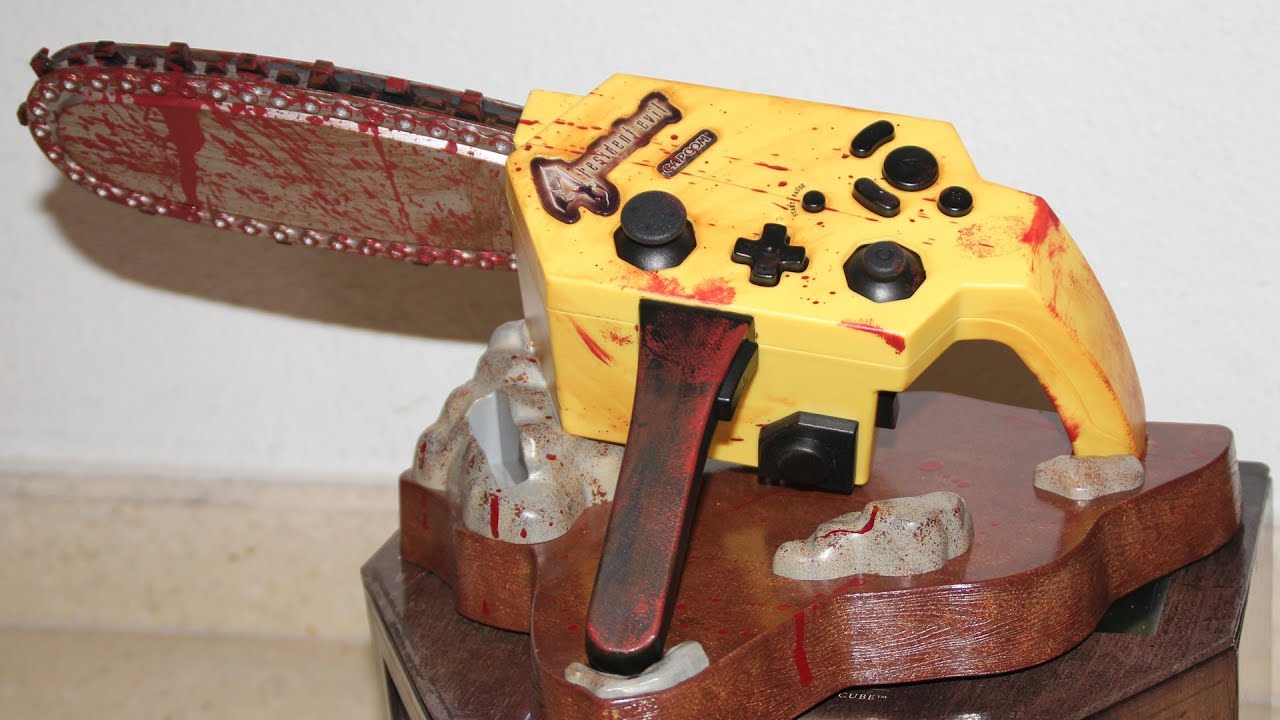 Nintendo GameCube RESIDENT EVIL 4 Console + Chainsaw Controller Unboxing!  