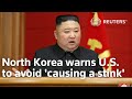 North Korea warns U.S. to avoid 'causing a stink'