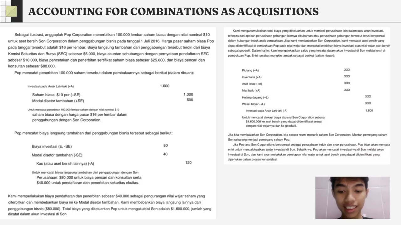 BUSINESS COMBINATION