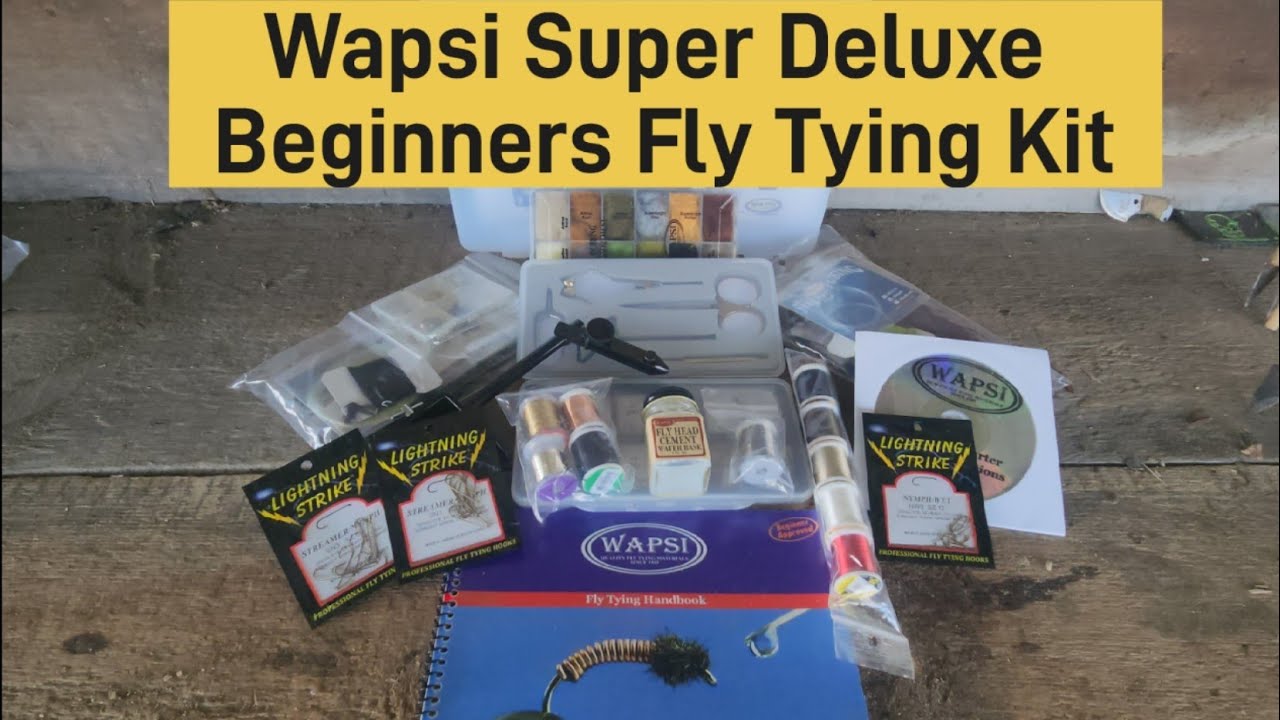 Waspi Super Deluxe Beginners Fly Tying Kit 