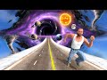 Franklin found longest road to space in indian bike driving 3d