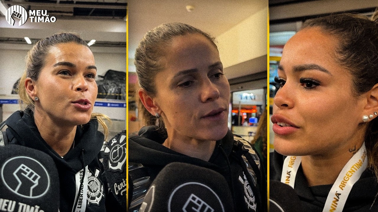 CORINTHIANS DESEMBARCA EM SP APÓS TÍTULO DA CONMEBOL LIBERTADORES FEMININA 2025