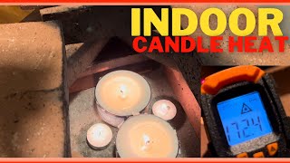 Emergency heat for indoor use | candle brick heater | power outage