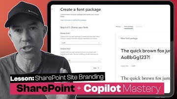 🔥Stop Using Default Fonts! Create Custom SharePoint Brand Packages Like a PRO