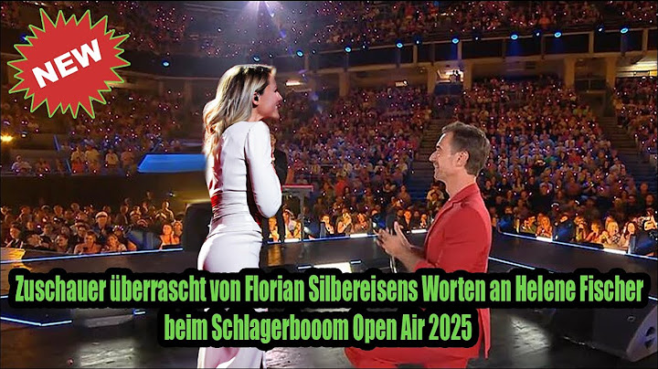 Zuschauer überrascht von Florian Silbereisens Worten an Helene Fischer beim Schlagerbooom Open Air