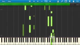 Nagi No Asukara Op 2  ebb U0026 Flow Synthesia Piano Tutorial 