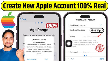 Create New Apple Account 100% Working New Method | Could Not Create Apple Account 100% Fixed Live
