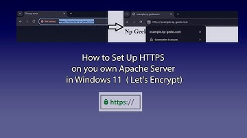 How to Set Up HTTPS on you own Apache Server in Windows 11  ( Let