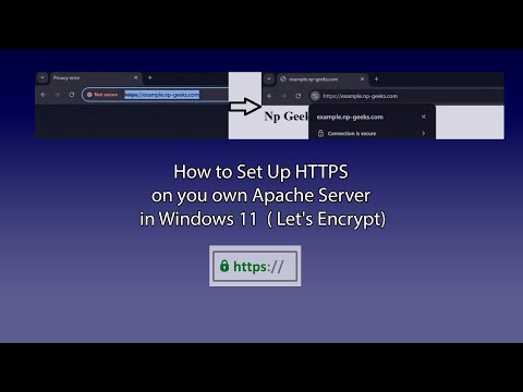 How to Set Up HTTPS on you own Apache Server in Windows 11  ( Let's Encrypt)