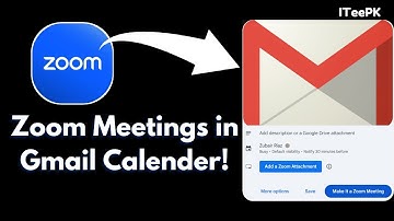 How to Schedule a Zoom Meeting in Gmail & Google Calendar
