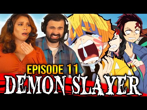 DEMON SLAYER EPISODE 11 REACTION! Tsuzumi Mansion 1x11 REACTION