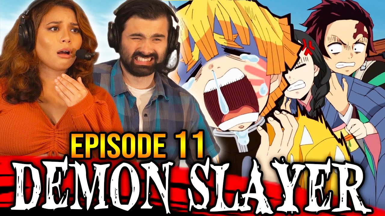 DEMON SLAYER EPISODE 11 REACTION! Tsuzumi Mansion 1x11 REACTION