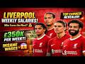 🔥 Liverpool FC Salaries Revealed 2025/26 😱 | Highest Paid Players Ranked