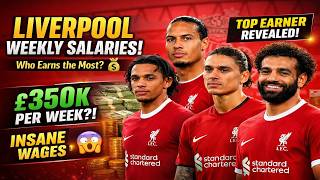 🔥 Liverpool FC Salaries Revealed 2025/26 😱 | Highest Paid Players Ranked