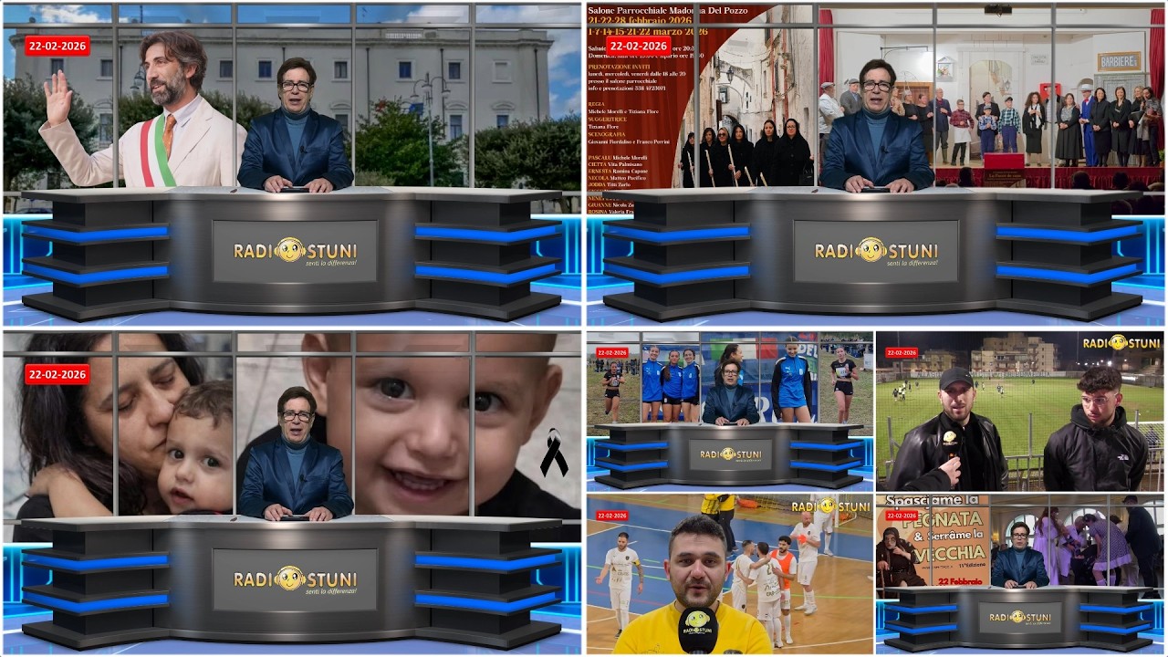 Radiostuni News del 22/02/2026