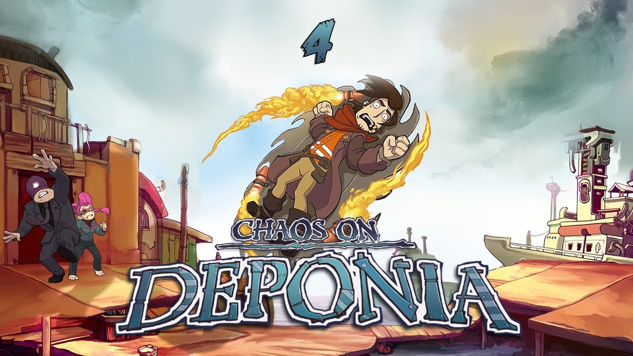 Chaos on Deponia - 100% Walkthrough Part 4 : Joining the Resistance