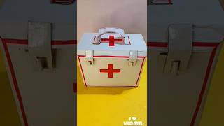 First aid box for school project | First Aid Box making easy  #shorts  #diy #firstaidbox