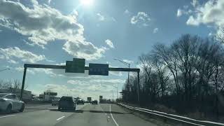 Interstate 95 Fairfield to Bridgeport Connecticut