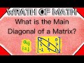 Understanding the Main Diagonal of a Matrix in Linear Algebra 🔢