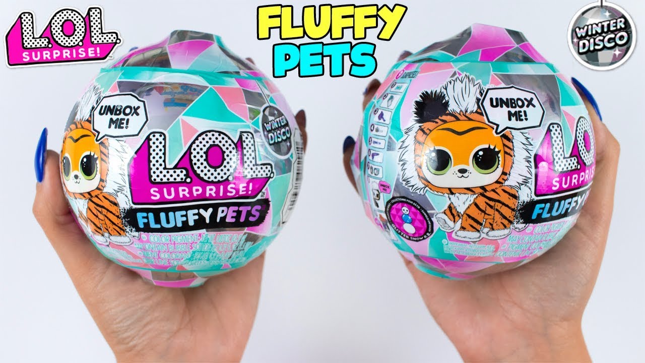 Lot De 10 Lol Surprise Fluffy Pets Neufs Avec Présentoir - Occasion Unique
