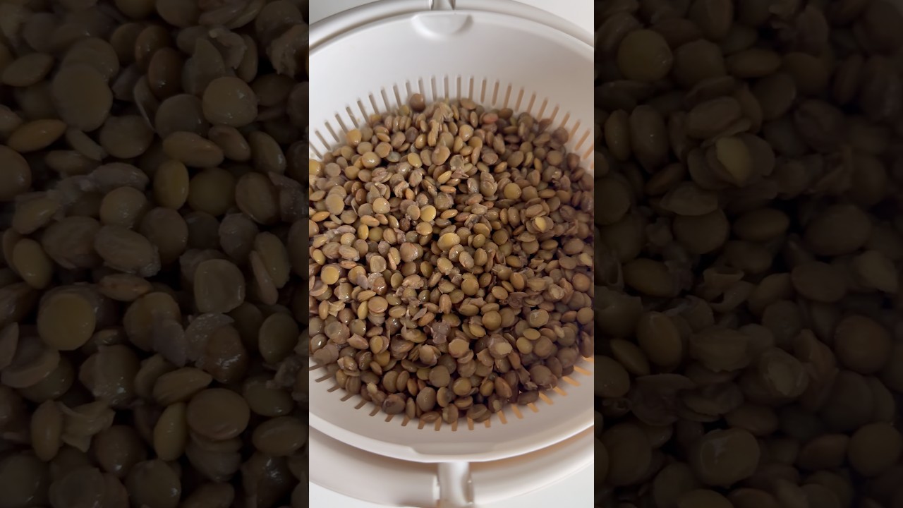 SEMİZOTLU YEŞİL MERCİMEK SALATASI ~ Yaz Sofralarına Yakışan Sağlıklı ve Pratik Tarif #shorts #meze