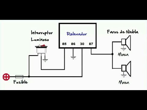 Plano color Influencia COMO INSTALAR FAROS DE NIEBLA CON RELAY*(DIAGRAMA) - YouTube