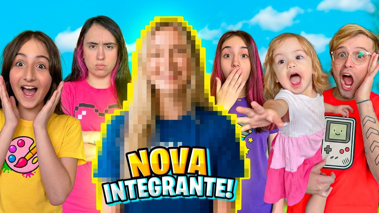QUEM É a NOVA INTEGRANTE da NOSSA FAMÍLIA! 🚨 MISTÉRIO 🚨 VAI MORAR JUNTO! Pai Também Vloga