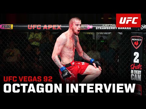 Tom Nolan Octagon Interview  UFC Vegas 92