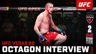 Tom Nolan Octagon Interview | Ufc Vegas 92