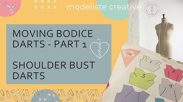 Moving Darts On a Basic Bodice Block - Part 1