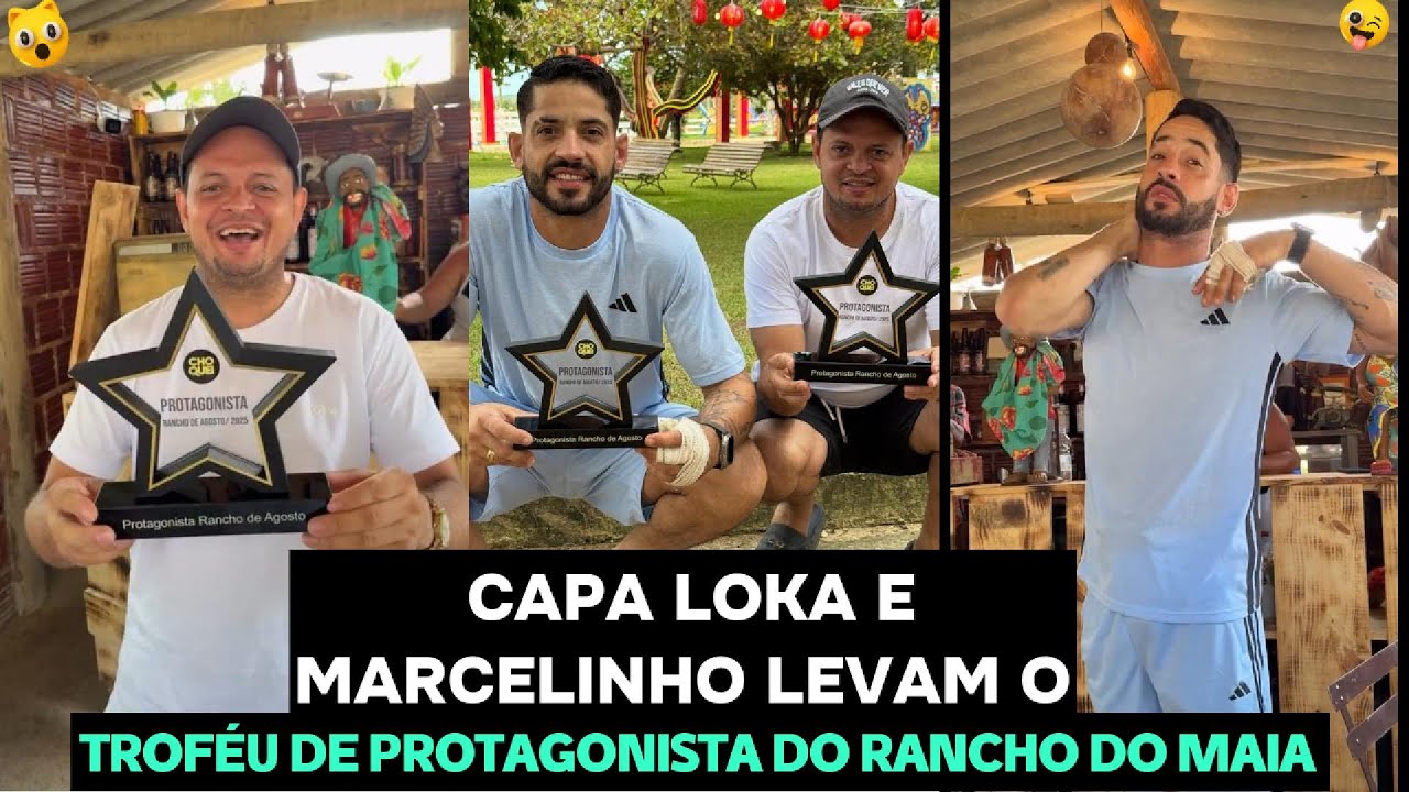 CAPA LOKA E MARCELINHO LEVAM O TROFÉU DE PROTAGONISTAS DO RANCHO DO MAIA