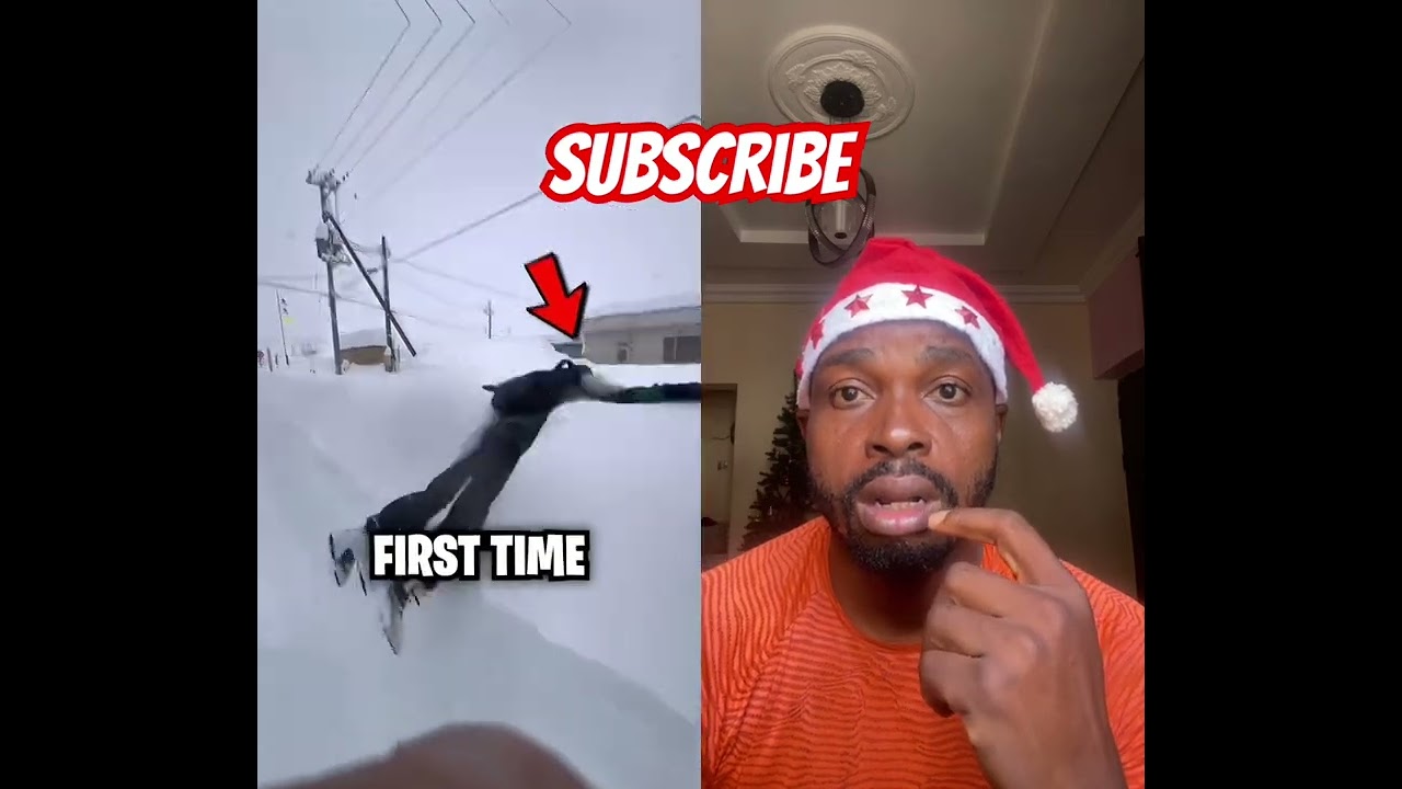 Риск прыжков на снегу ❄️ 