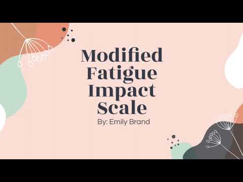 Video: Modifierad Fatigue Impact Scale För MS: Process, Frågor Och Poäng