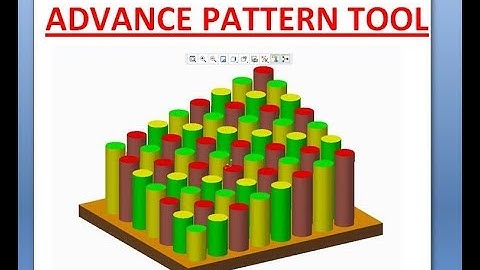 Creo Exercise Tutorial: Complete Pattern Command in Creo 5.0 for beginners