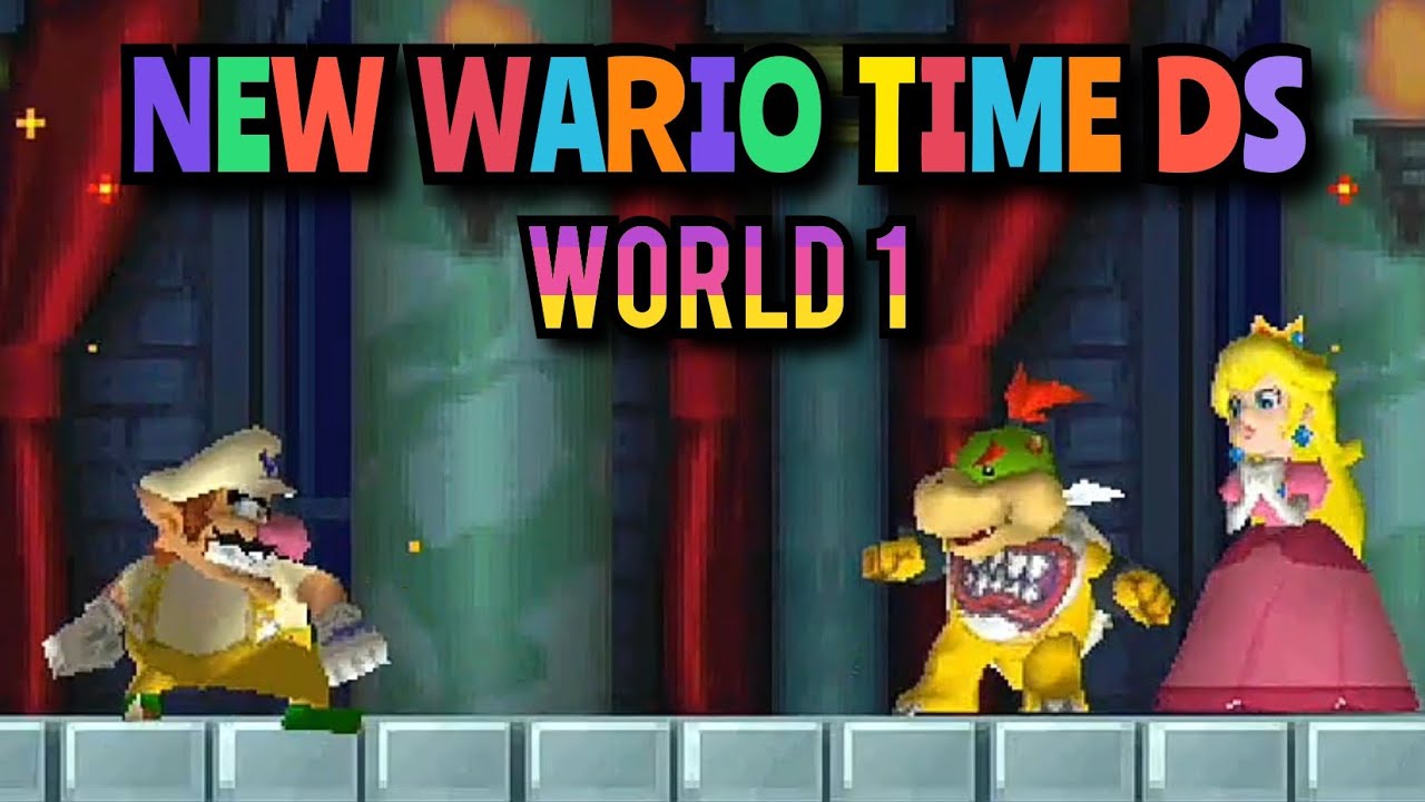 NEW WARIO TIME DS - WORLD 1 - NINTENDO DS GAMEPLAY