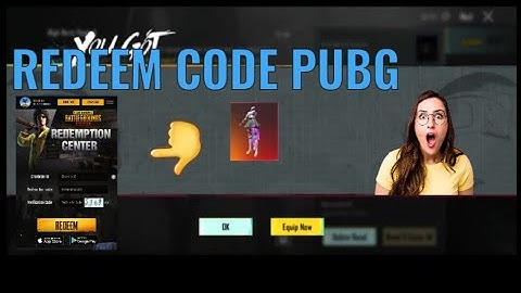 PUBG REDEEM CODE. NEW WORKING. TODAY 2023.