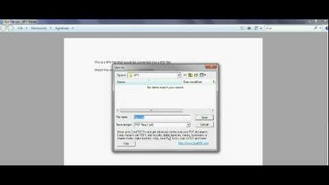 Convert XPS to PDF Files