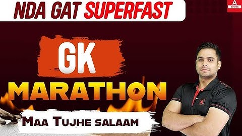 NDA 2 2023 Gat | GK Marathon | NDA Gat One Shot 2023 | NDA 2 2023 Preparation