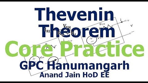 02 EE-205 Thevenin Theorem Core Practice By Anand jain GPC Hanumangarh