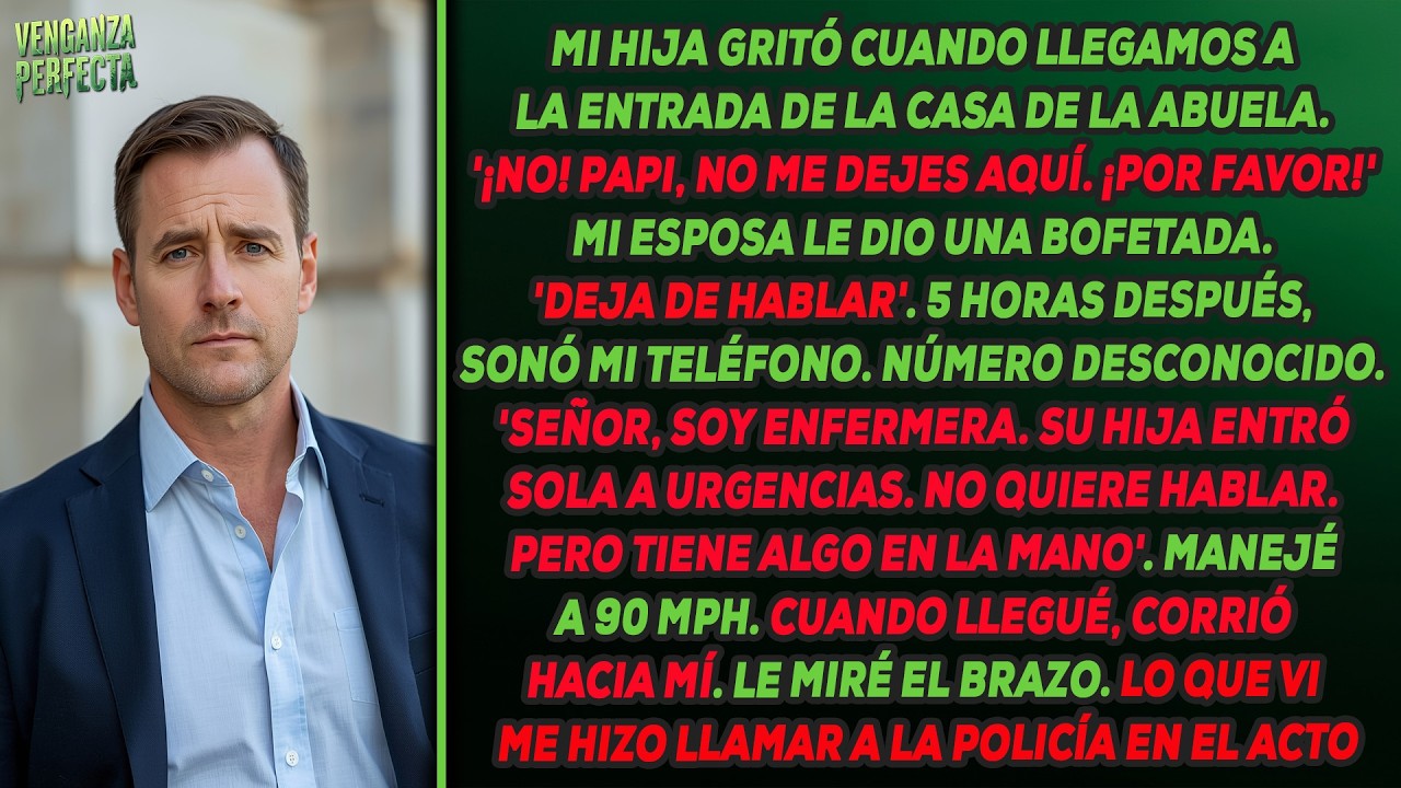 No me dejes aquí, por favor, dijo mi hija. 5 horas después, entró a la sala de emergencias con algo.